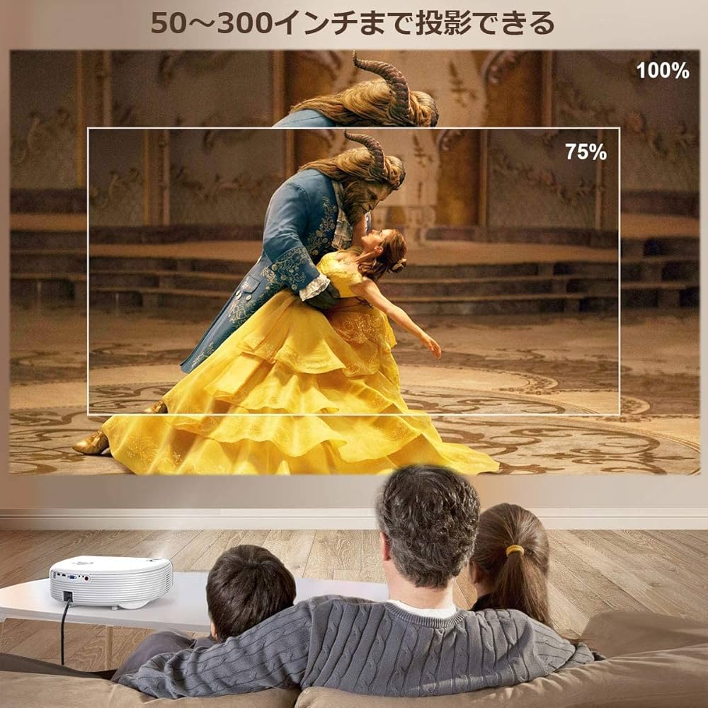 Amazon.co.jp: WiMiUS s4プロジェクター 高輝度600ANSIルーメン